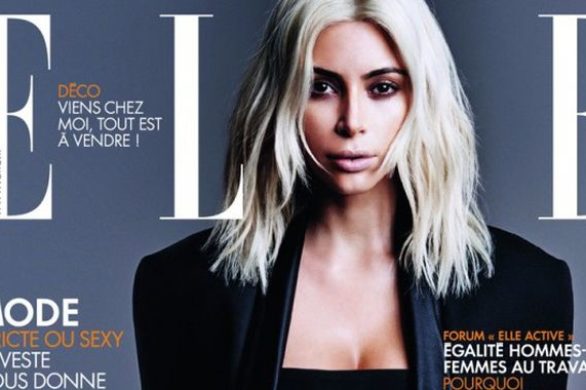 Kim Kardashian na okładce kolejnego ELLE (FOTO)