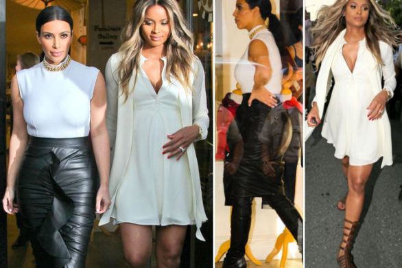 Kim Kardashian i Ciara na wspólnych zakupach (FOTO)