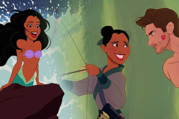 Na walentynki zmienił swoją dziewczynę w księżniczki Disneya