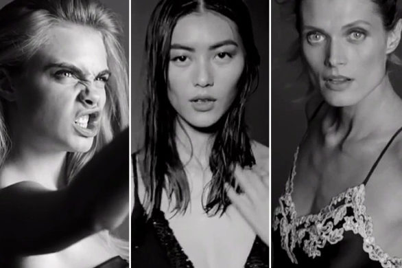 Bela, Delevingne i Wen – backstage z kampanii La Perla