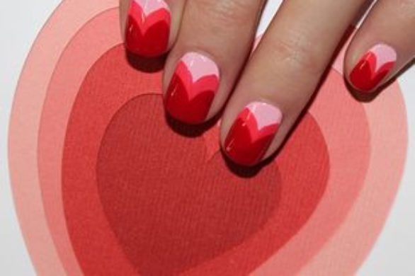 Serduszkowy manicure na Walentynki (FOTO)