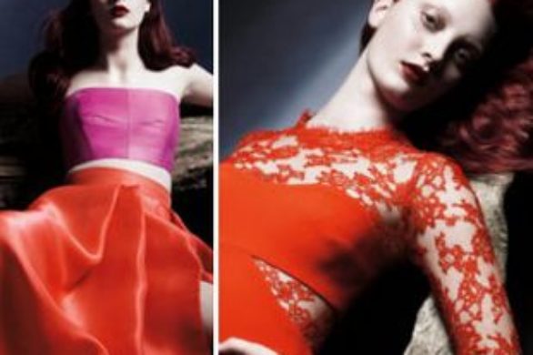 Codie Young w czerwieniach Monique Lhuillier (FOTO)