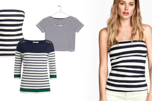 Marynarski styl na lato – Bluzka w paski na kilka sposobów