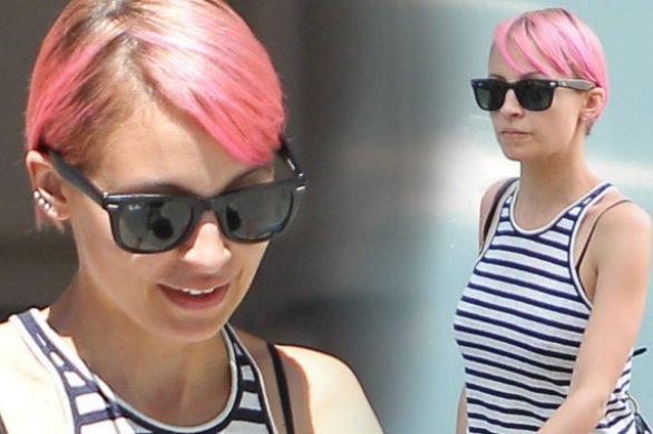 Na głowie Nicole Richie wiele się zmienia, tym razem na róż!