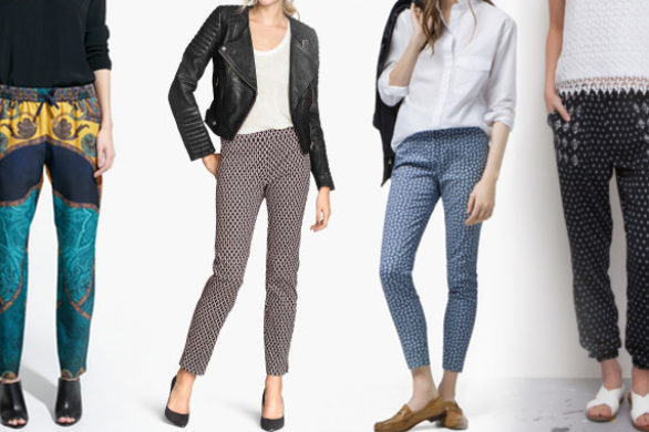 Przegląd na wiosnę – Modne spodnie we wzory (FOTO)