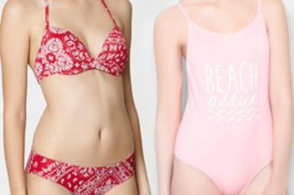 Kolorowe stroje kąpielowe – przegląd oferty sieciówek (FOTO)