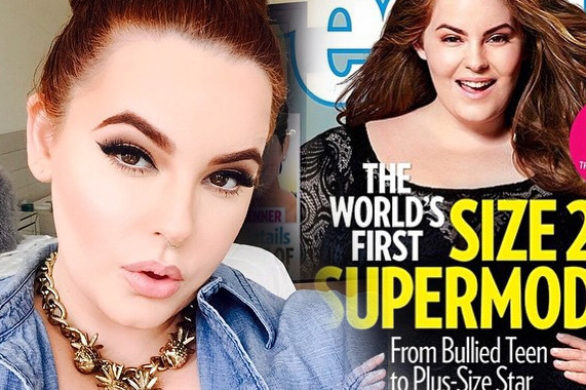 Tess Holliday – modelka plus size – świętuje 1. okładkę