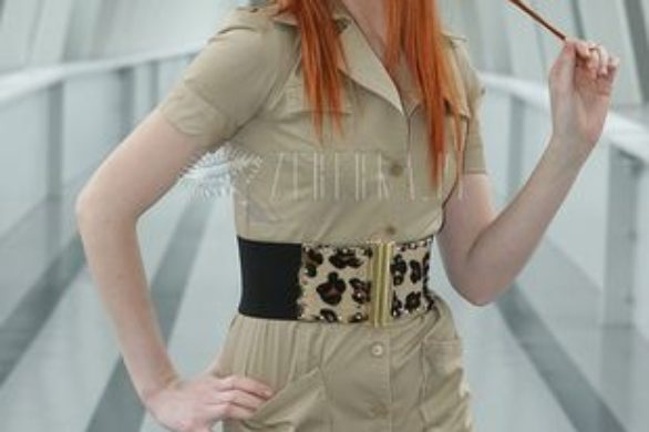 Kasia Burzyńska w stylu safari