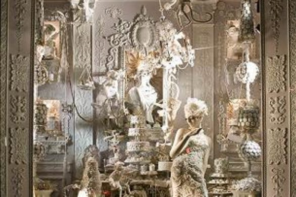 Świąteczne witryny w domu towarowym Bergdorf-Goodman
