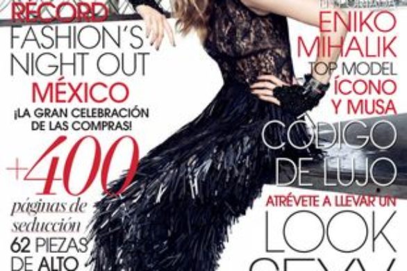 Eniko Mihalik w sukni projektu Moncler Rouge