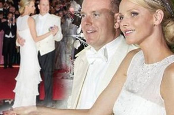 Księżna Monako Charlene kolejny raz w Armani Prive