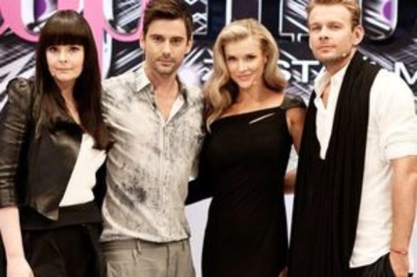 Wystylizowana ekipa Top Model