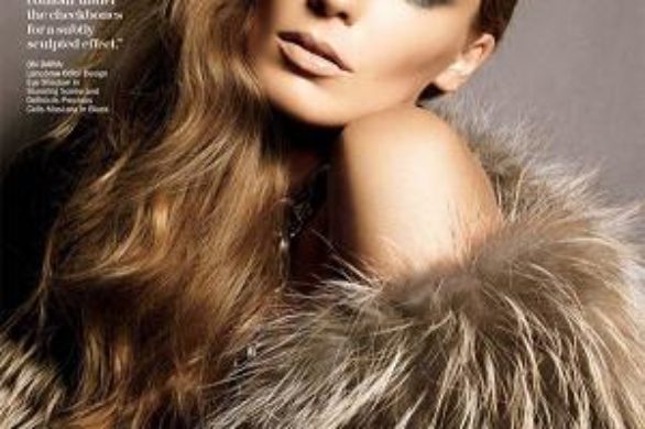 Daria Werbowy prezentuje zimowe trendy w makijażu