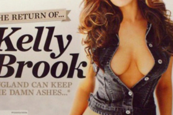 Kelly Brook w magazynie dla panów