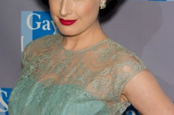 Dita Von Teese w sukience księżniczki