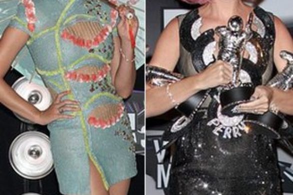 Dwie kreacje Katy Perry na MTV VMA (FOTO)