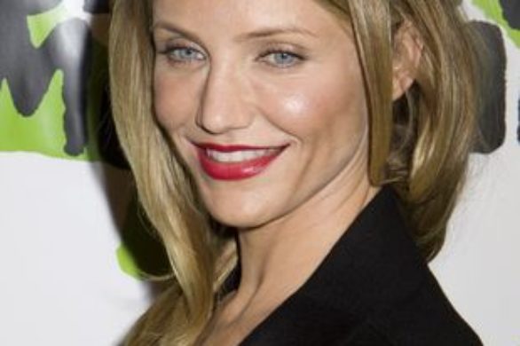 Cameron Diaz w płaszczu od Diora