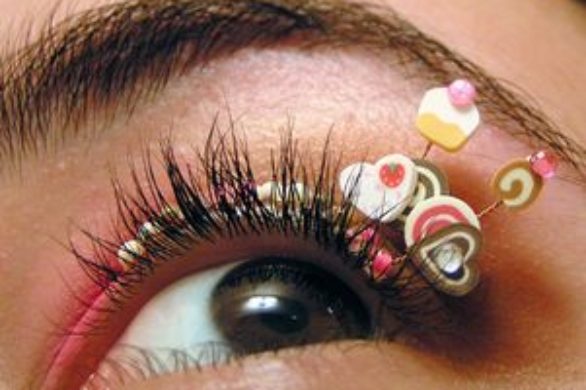 Słodkie ozdoby na rzęsy (FOTO)