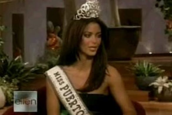 Poszkodowana Miss u Ellen Degeneres (VIDEO)