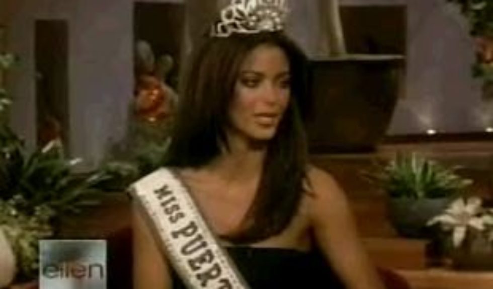 Poszkodowana Miss u Ellen Degeneres (VIDEO) Poszkodowana Miss u Ellen Degeneres (VIDEO)