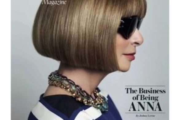 Anna Wintour w roli modelki