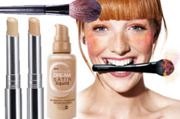 Podkład, puder, korektor