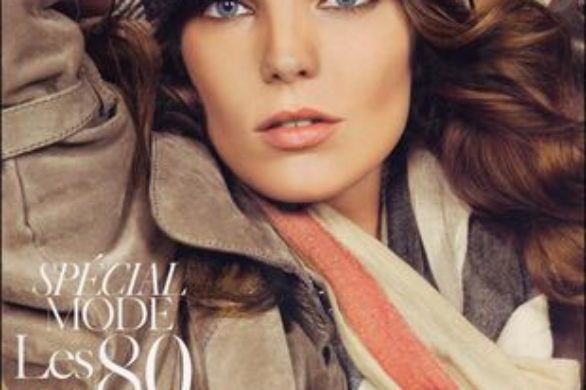 Daria Werbowy cała w Burberry