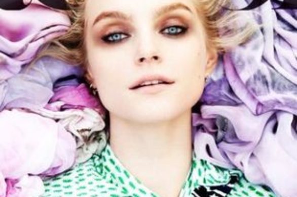 Jessica Stam na okładce magazynu Russh