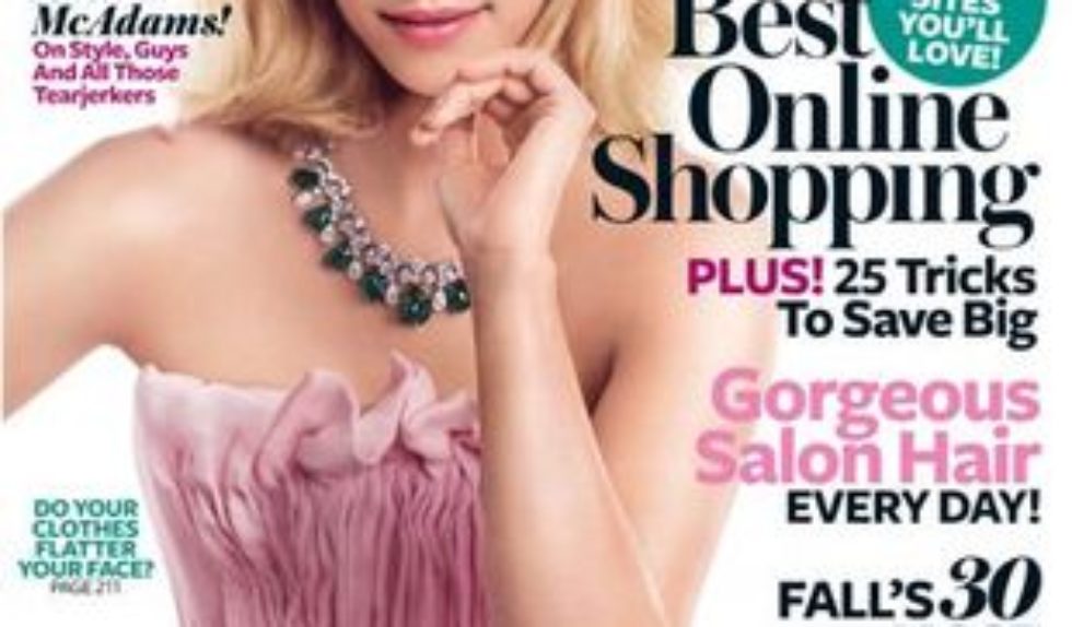 Rachel McAdams na okładce InStyle Rachel McAdams na okładce InStyle
