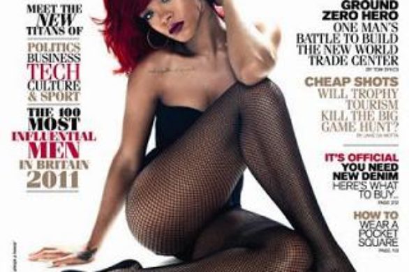 Rihanna w kabaretkach dla GQ