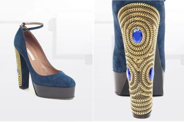 Obcas w łańcuszkach