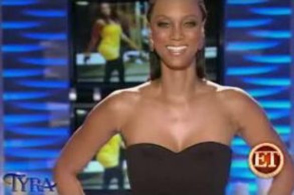 Tyra Banks bez peruki