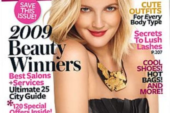 Drew Barrymore uśmiecha się…