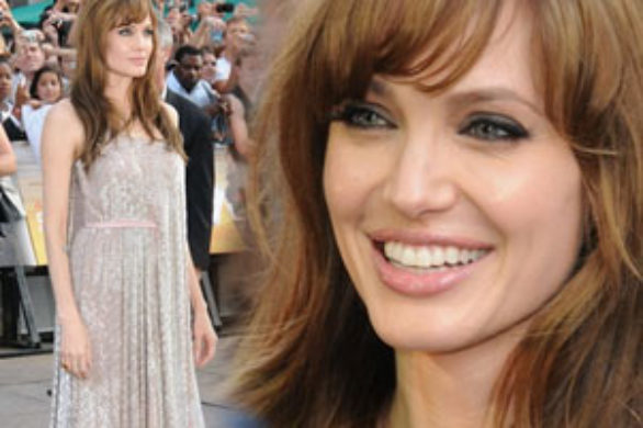 Angelina Jolie na premierze Salt