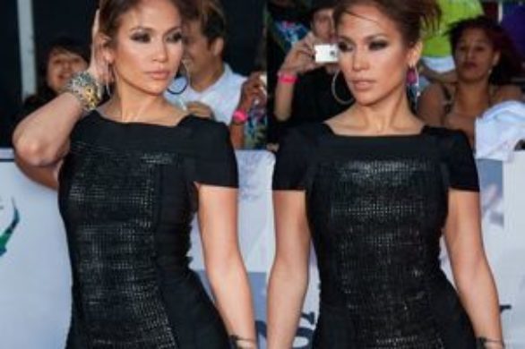 Rozwiane włosy Jennifer Lopez
