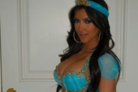 Halloweenowy kostium Kim Kardashian