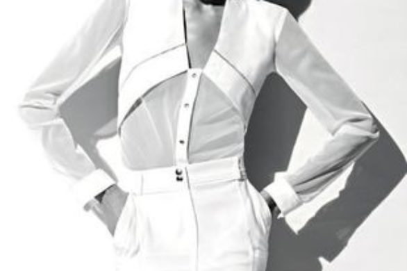 Anja Rubik w kreacjach od Anthony Vaccarello
