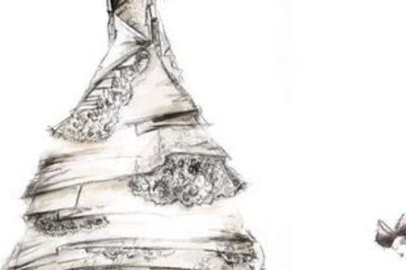 Znani projektanci pokazują szkice sukni dla Kate Middleton