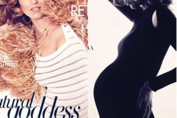 Ciężarna Eva Herzigova (FOTO)