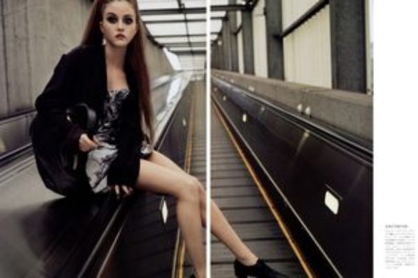 Devon Aoki czaruje w Vogue