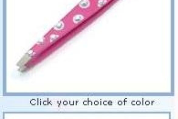 Pęseta z kryształkami?