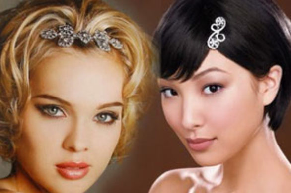 Fryzury ślubne z krótkich włosów