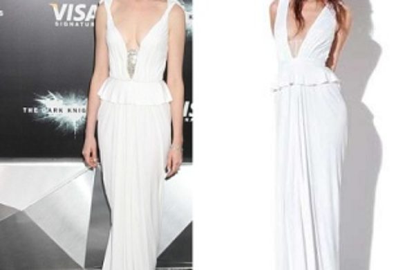 Anne Hathaway w sukni Probal Gurung