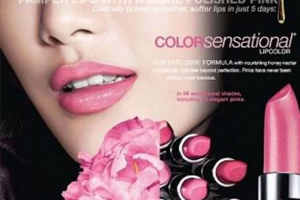 Shu Pei w kampanii reklamowej Maybelline