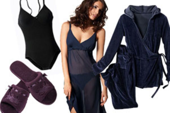 Wygodne ubrania i urocza bielizna