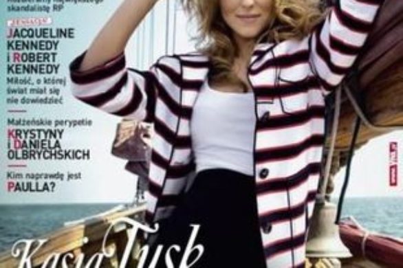 Kasia Tusk ma własną rubrykę w modowym magazynie