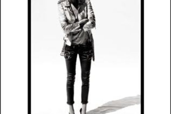 Daria Werbowy w kampanii reklamowej Balmain