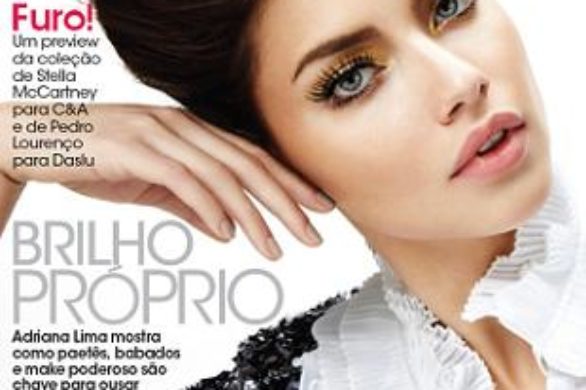 Adriana Lima na okładce brazylijskiego wydania Vogue