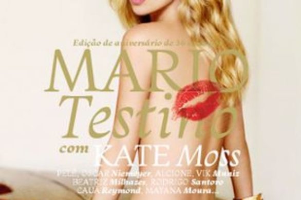 Naga Kate Moss na okładce Vogue Brasil