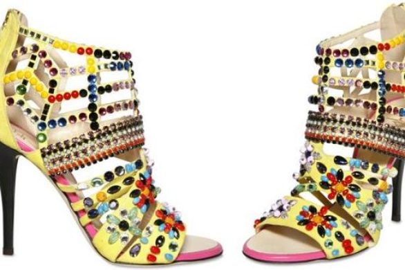 Kolorowe buty od Zanottiego na wiosnę